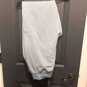 Figs Dusty Blue high waisted Zamoras 2.0